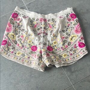 Haute Hippie Floral Embroidered Women's Shorts